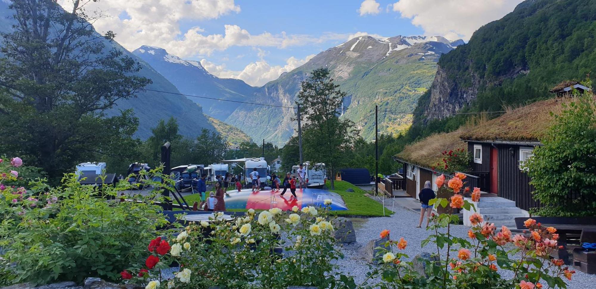 Vinje Camping Geiranger Dış mekan fotoğraf