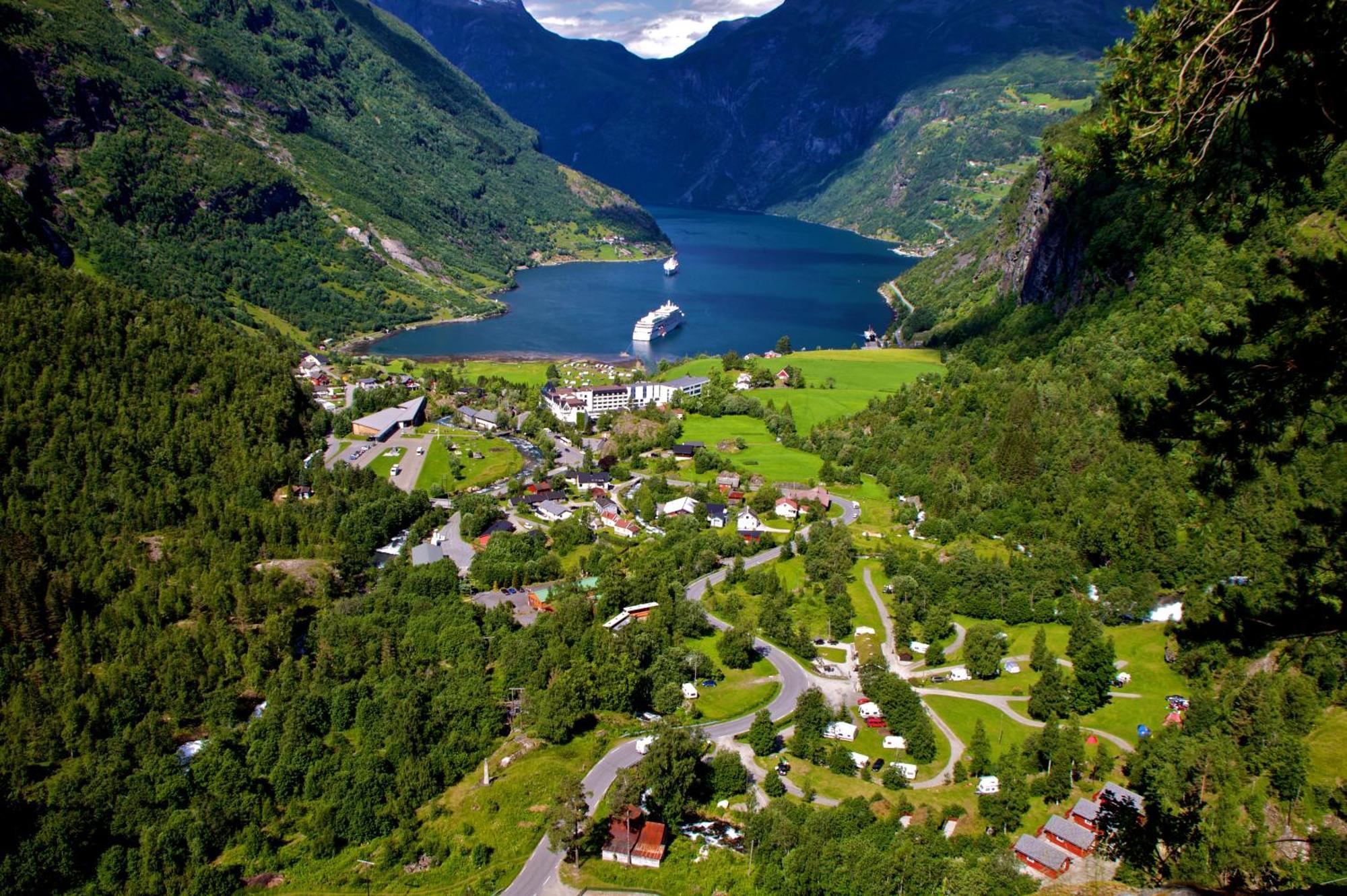 Vinje Camping Geiranger Dış mekan fotoğraf