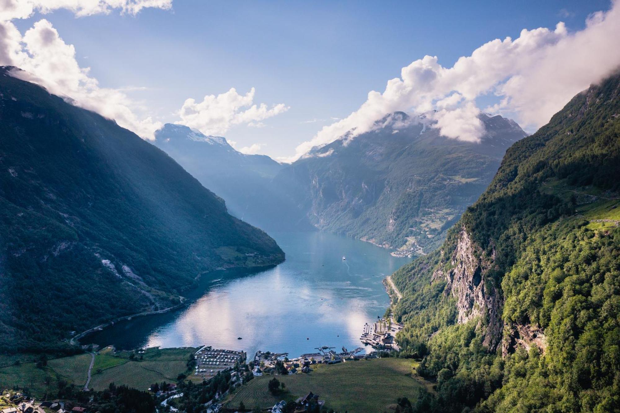 Vinje Camping Geiranger Dış mekan fotoğraf