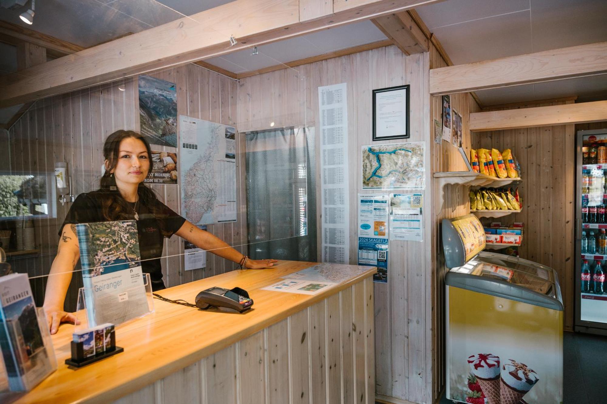 Vinje Camping Geiranger Dış mekan fotoğraf