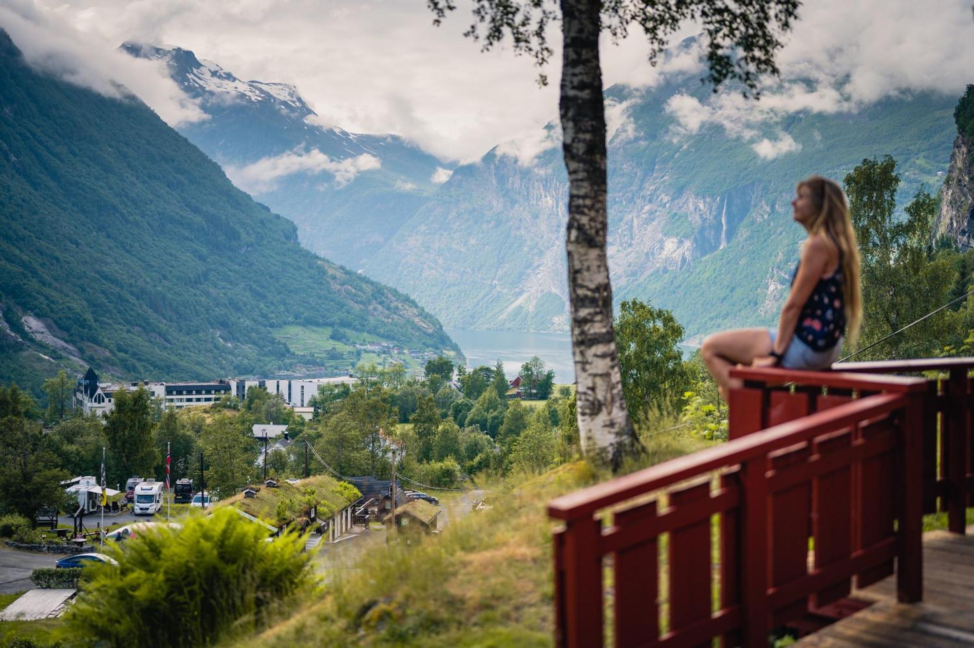 Vinje Camping Geiranger Dış mekan fotoğraf